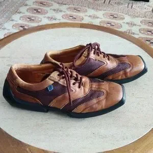 John Fluvog Men\'s Future Angel Shoes Sized 9US/42EU Vintage JOHN FLUEVOG future angel brogue oxford... | Depop main image 4